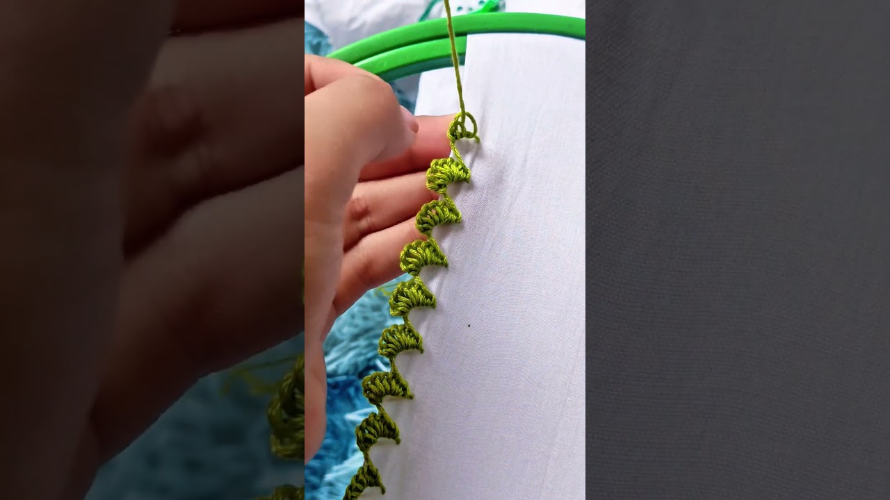 viral embroidery 😍🪡 #design #embroiderypatterns #handembroidery #embrodering #shorts