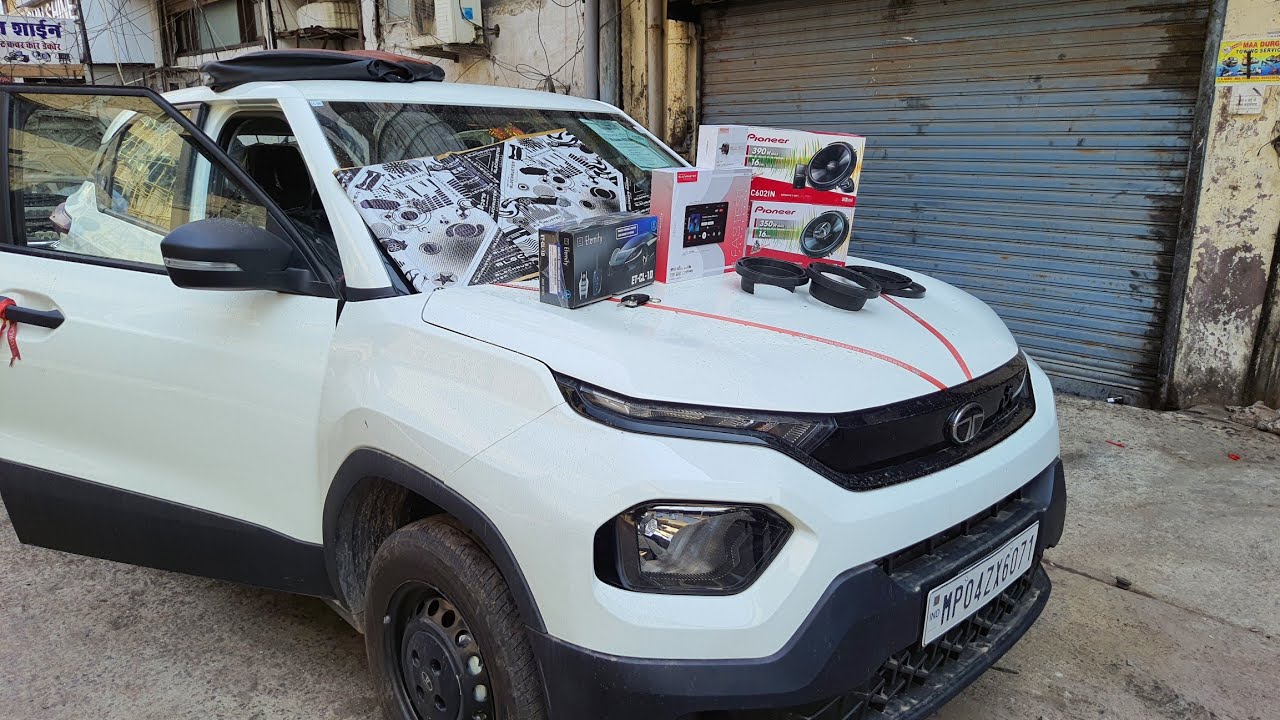 TATA 2024 new PUNCH 👊 without wiring cutting install Android music system