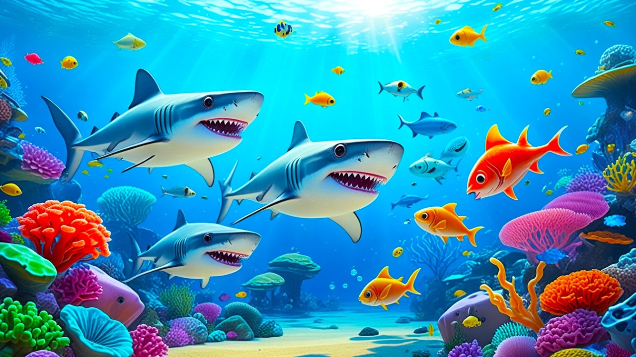 The Best 4K Aquarium 🐠 Explore the Stunning World of Sea Jellyfish and Beautiful Coral Reef Fish.#76