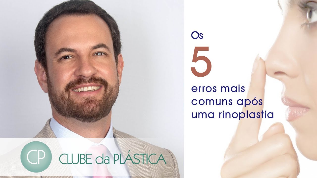 Clube da Plástica: Os cinco erros mais comuns após uma rinoplastia