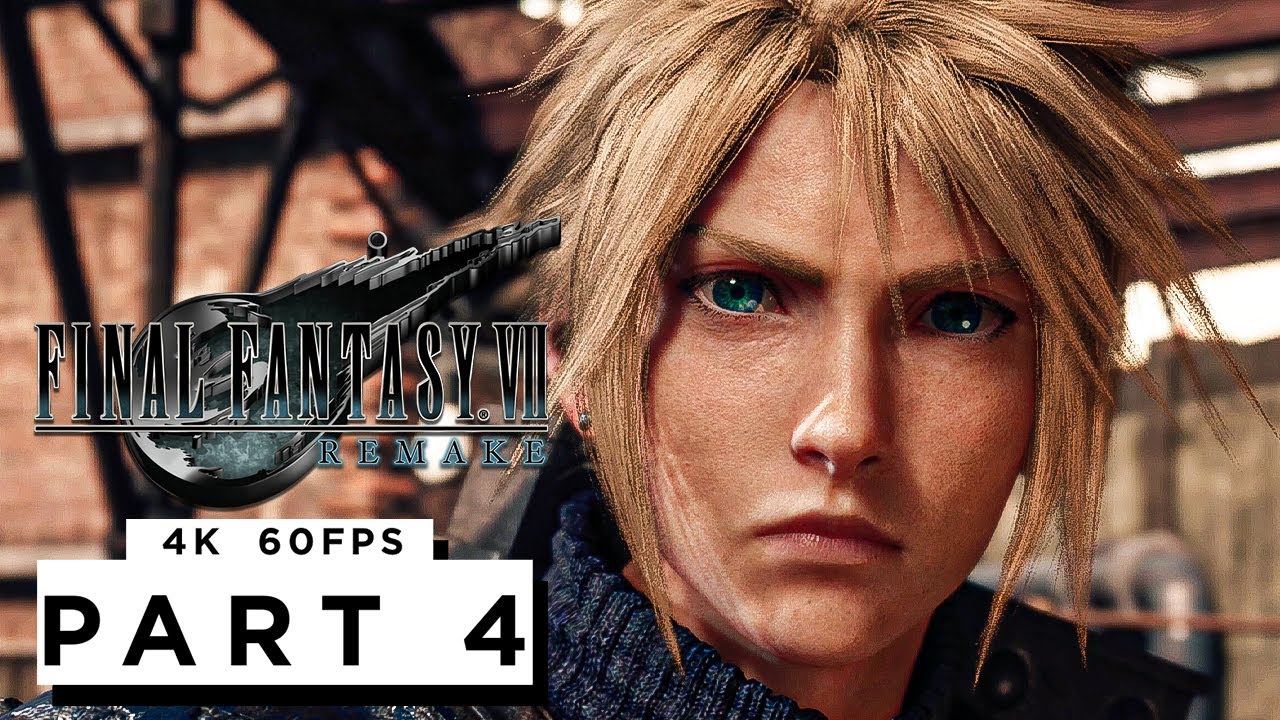 FINAL FANTASY 7 REMAKE PS5 Walkthrough Gameplay Part 4 - (4K 60FPS) FULL GAME