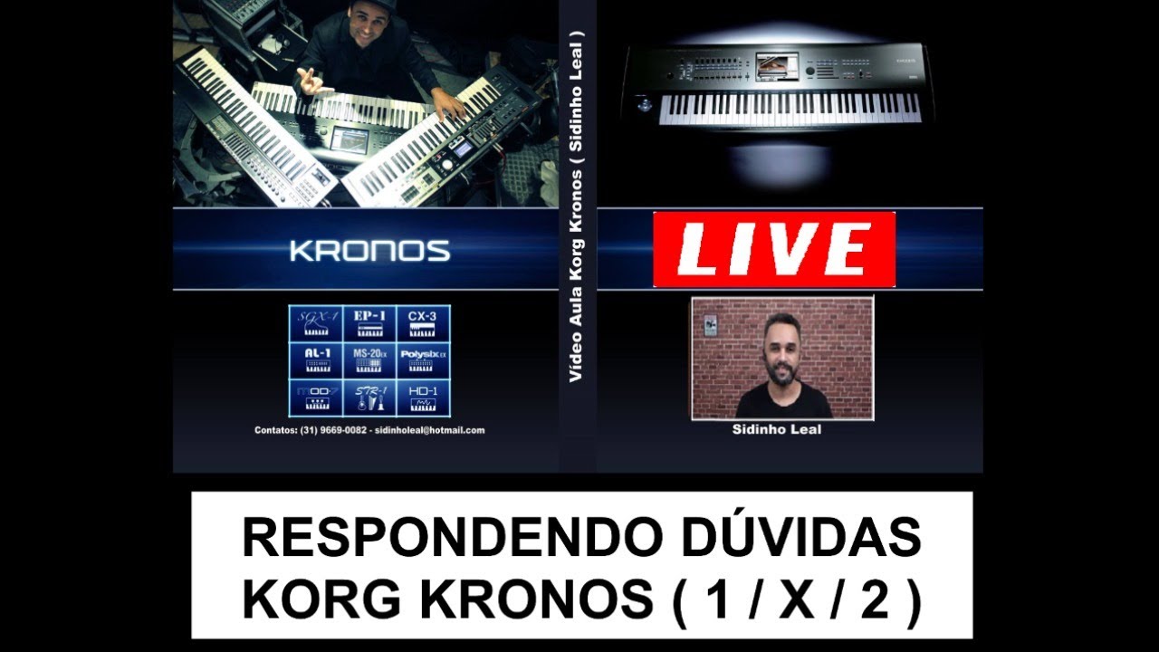 LIVE #10: Respondendo dúvidas: KORG KRONOS ( 1 / X / 2 )