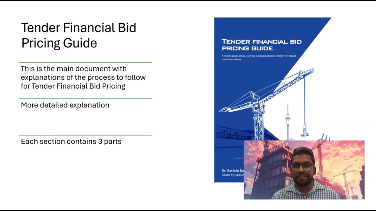 Tender financial bid pricing guide (FITBID) &ndash;Explanation of the documents
