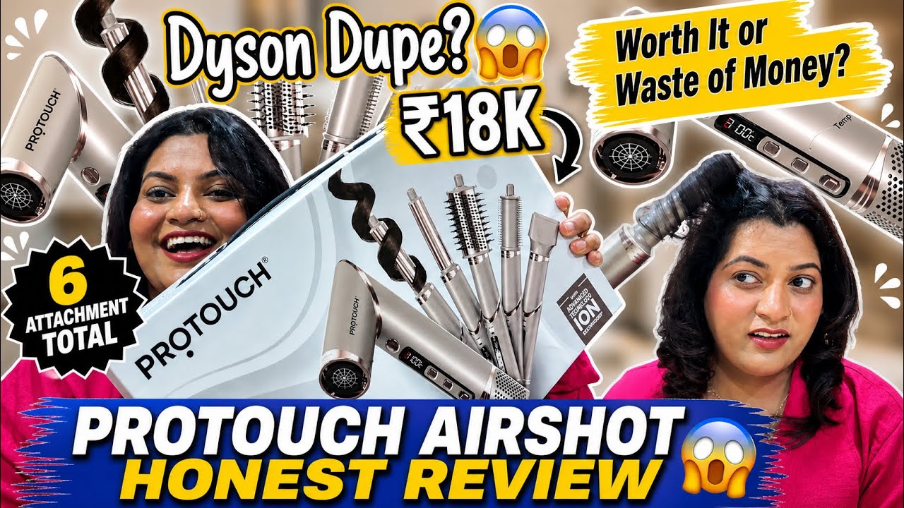 Honest PROTOUCH Airshot Hair Styler Review | Curl, Dry & Smooth in 1 Tool! Full Review 💕