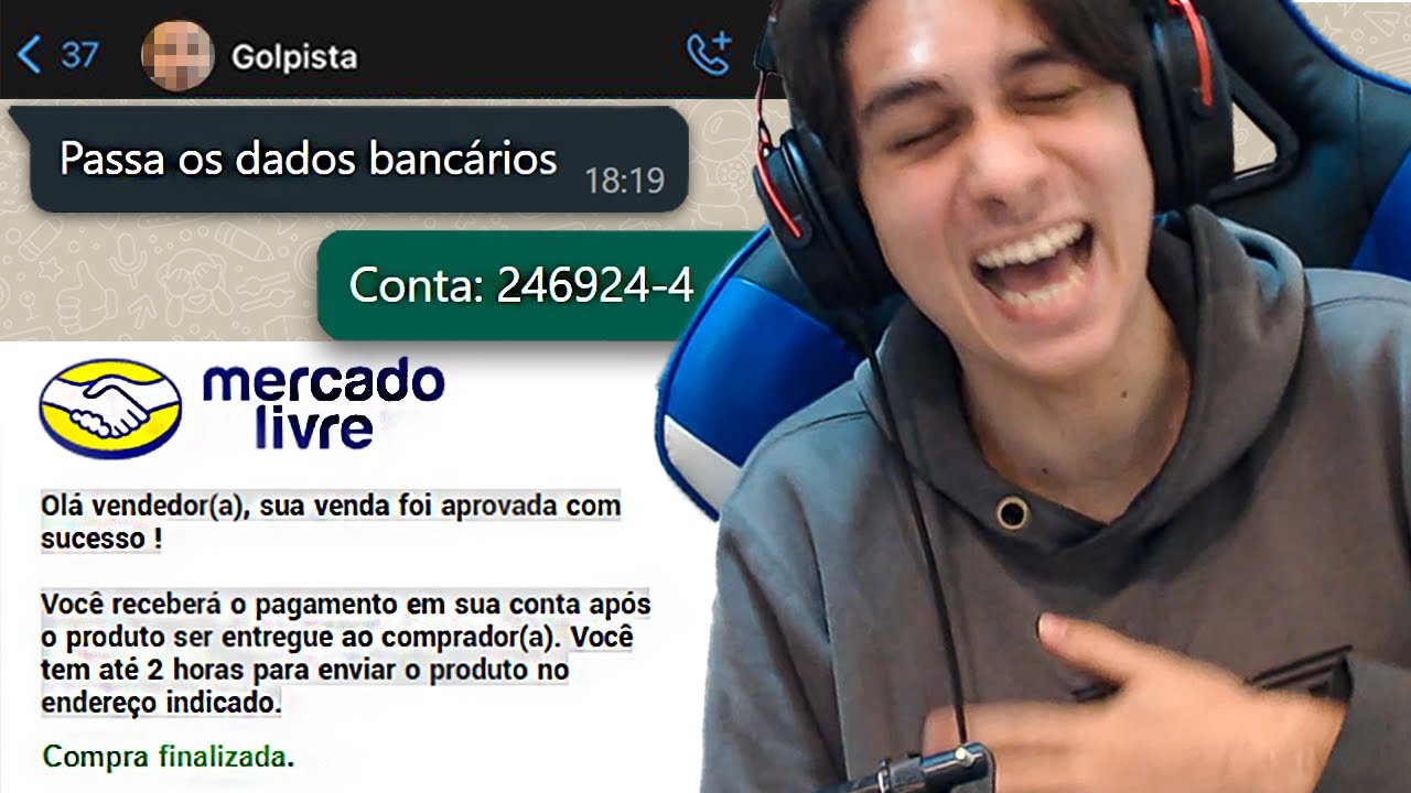 TROLLANDO GOLPISTAS DO MERCADO LIVRE