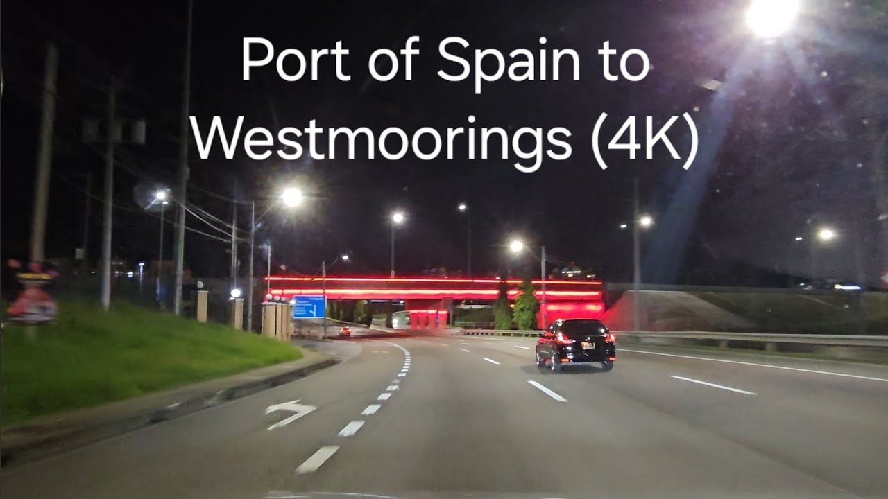 Driving in Trinidad & Tobago - Port of Spain to Westmoorings through Petit Valley [Trinidad] (4K)