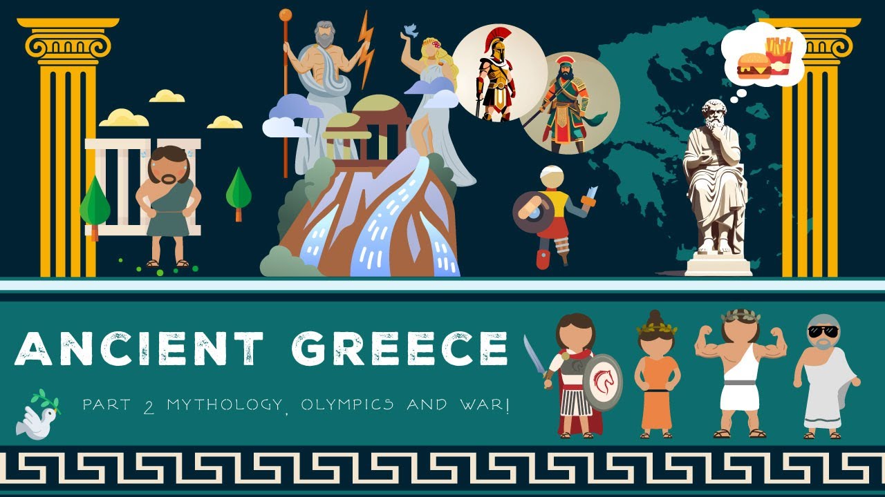 ANCIENT GREECE | Mythology, Olympics, and Wars | History for Kids