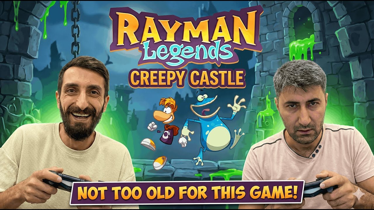 Rayman Legends: Creepy Castle - All Teensies & Gold Cup! (Not Too Old For This!)