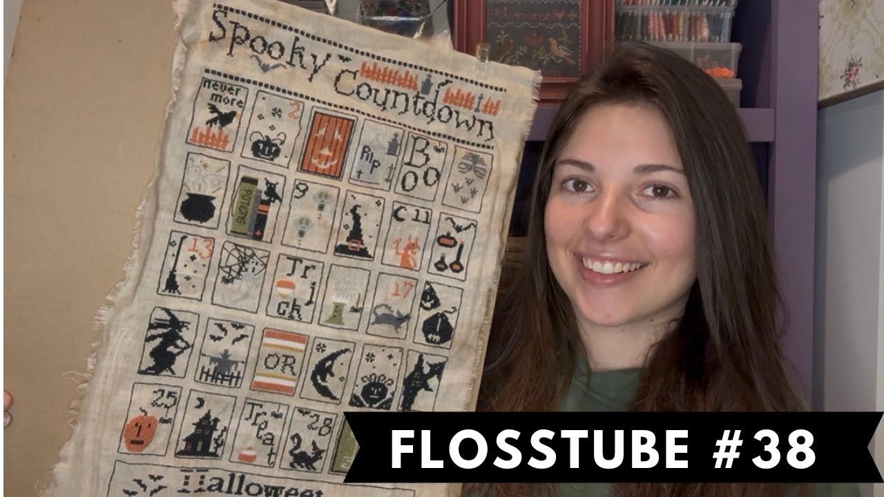Flosstube #38 - Итоги январского мастер-класса по вышиванию