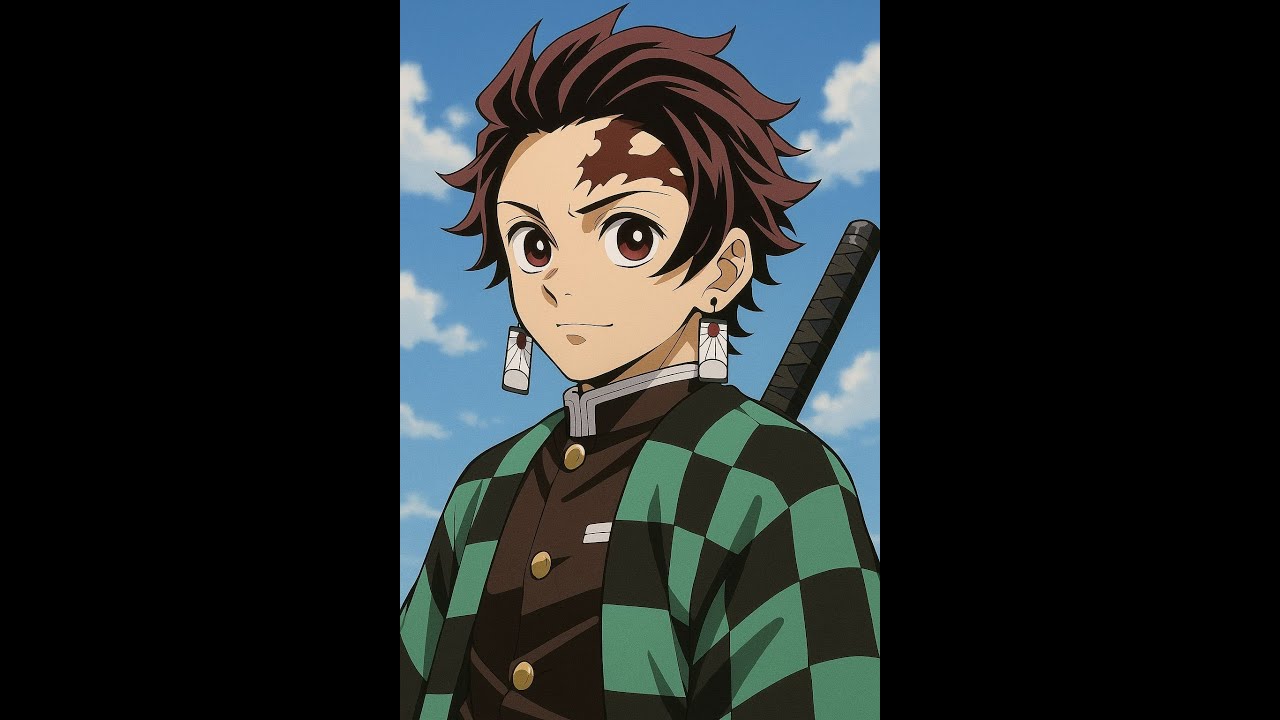 LIVE Anime Painting 🔥 ||Tanjiro Kamado  || Demon Slayer Painting