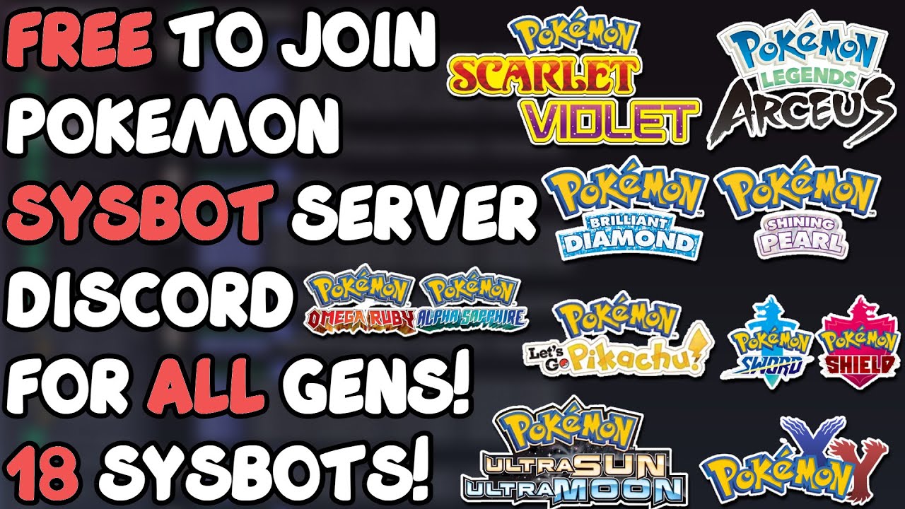 Сервер системных ботов Pokemon Discord 2025 &mdash; БЕСПЛАТНОЕ ПРИСОЕДИНЕНИЕ &mdash; Пройдите свой уровень &laquo;Б...