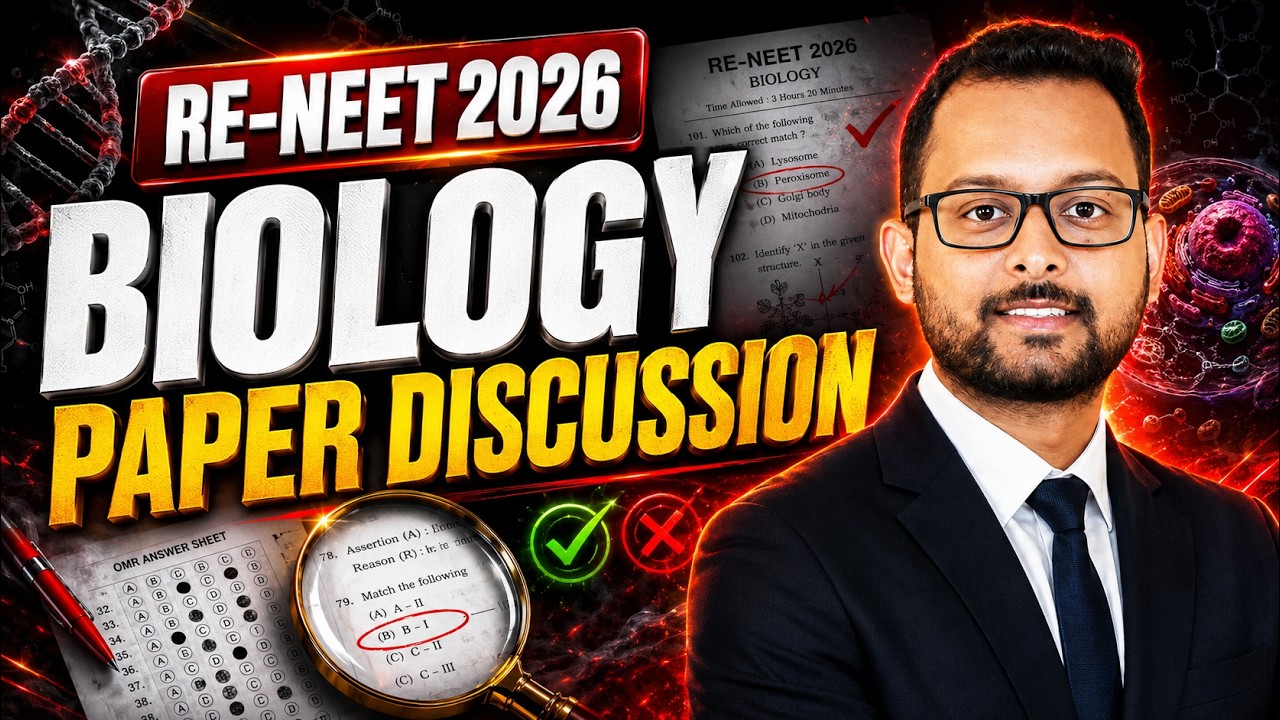 🔥 ERRORLESS ANSWER KEY | RENEET 2026 -  LIVE PAPER DISCUSSION BIOLOGY