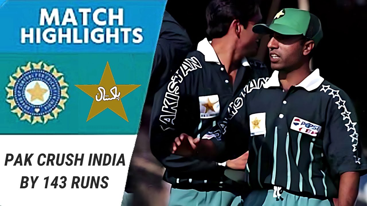 Saeed Anwar’s Near-Century | Afridi’s Fearless Hitting vs Kumble | Shoaib Akhtar Fiery Opening Spell