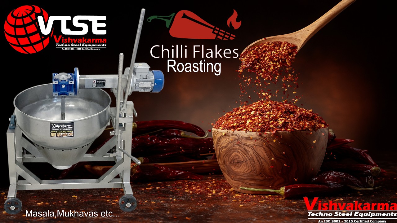 SPICES Roaster Machine, Chilly Flakes Roaster