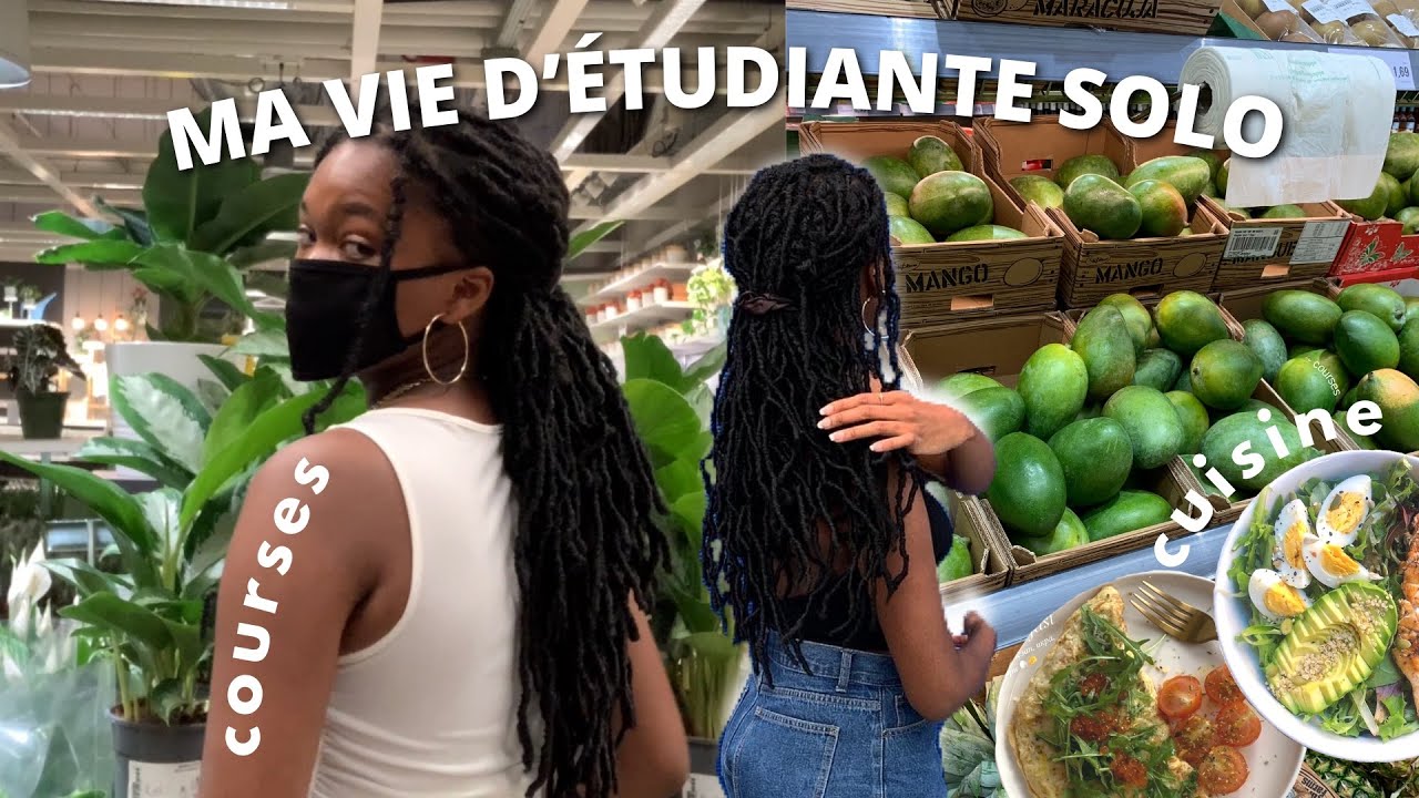 Ma nouvelle vie d'étudiante solo l VLOG ( courses Lidl, Ikea, sport, organisation)