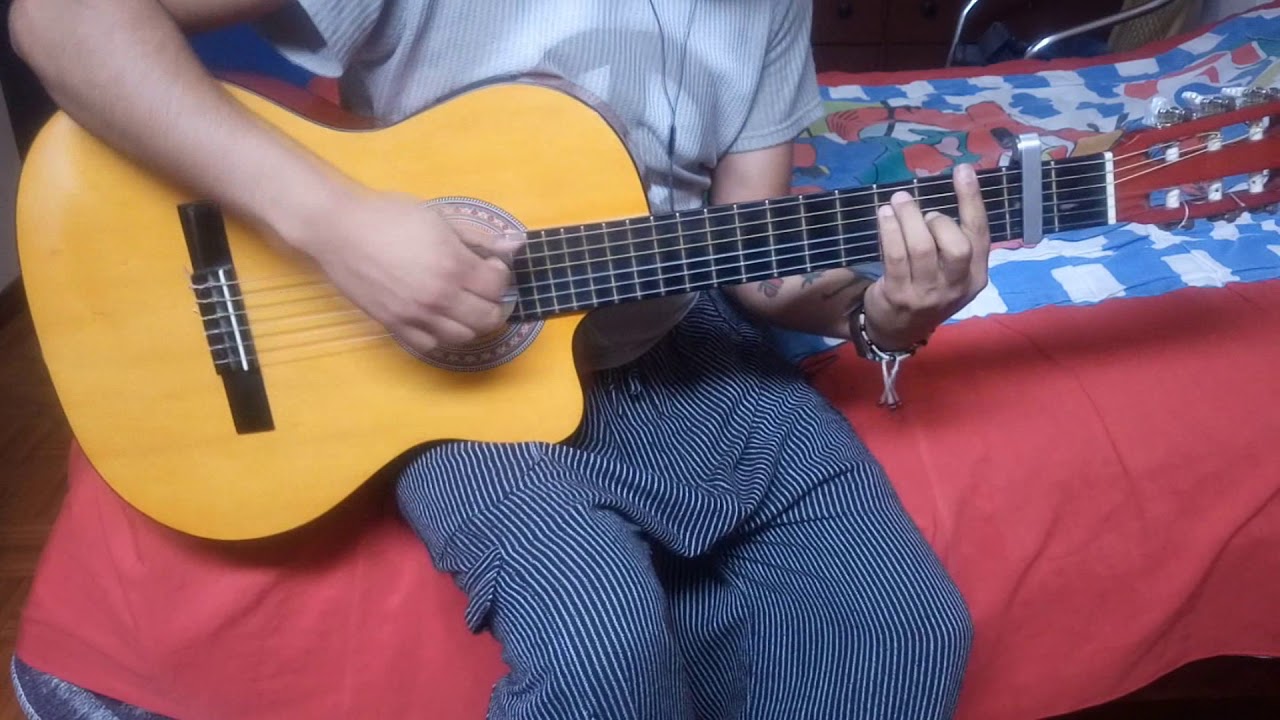 Charijayac yo aqui sin ti   cover guitarra