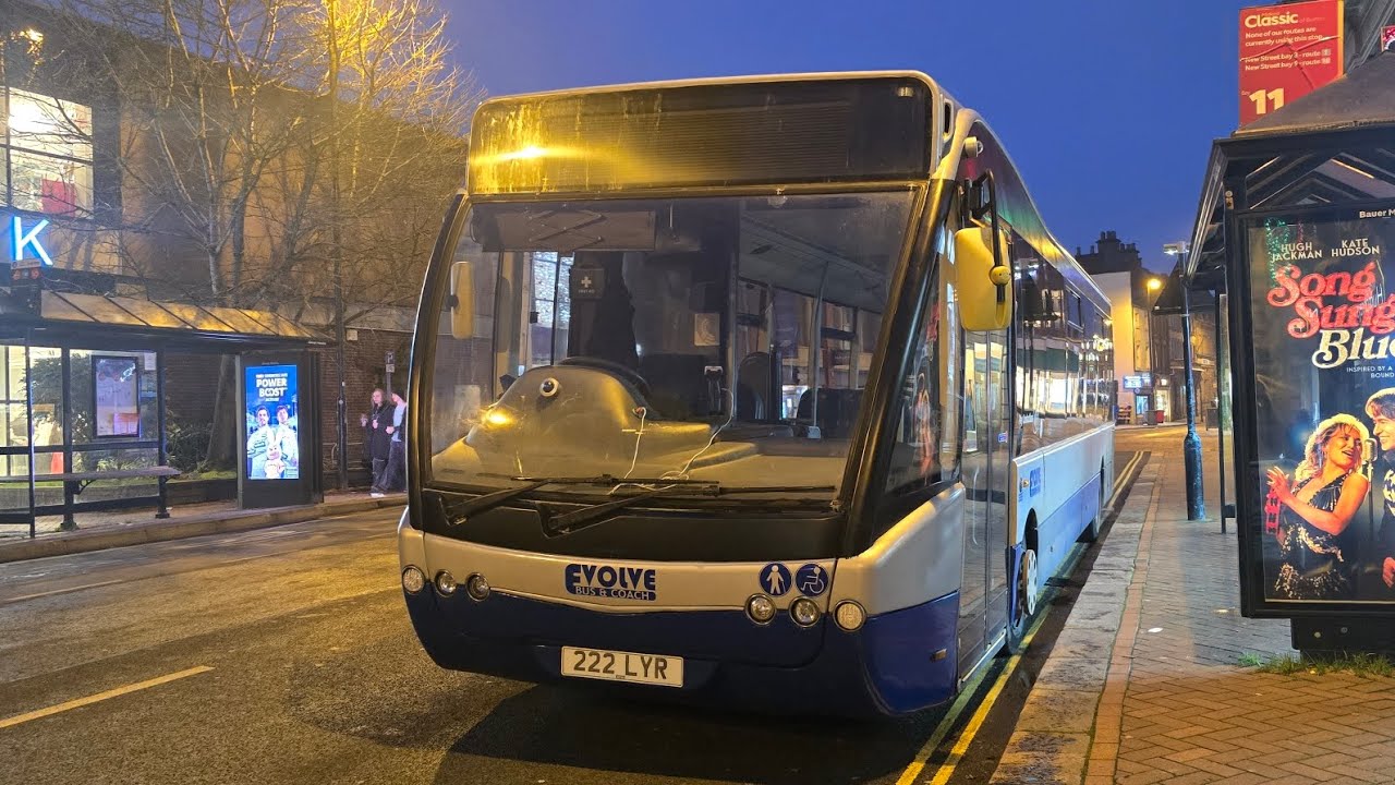 *Full Route* 222 LYR Optare versa running The Tutbury Jinnie