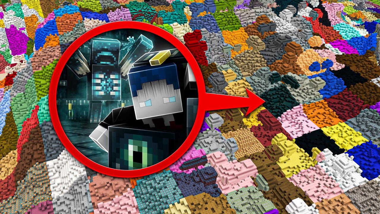 JEDER CHUNK = RANDOM BLOCK + RANDOM MONSTER