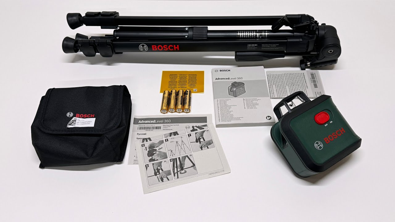 BOSCH Advanced level 360 set - Unboxing, Test
