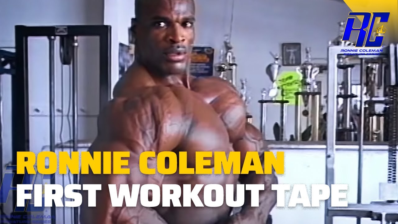 Ronnie Coleman First Workout Tape Remastered In 1080 HD | Ronnie Coleman