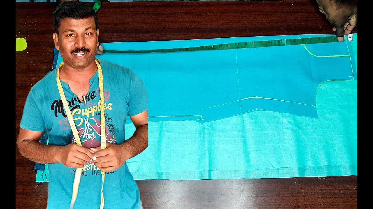 Chudithar Top cutting in easy method | Chudi Top cutting in Tamil | Tailor Bro