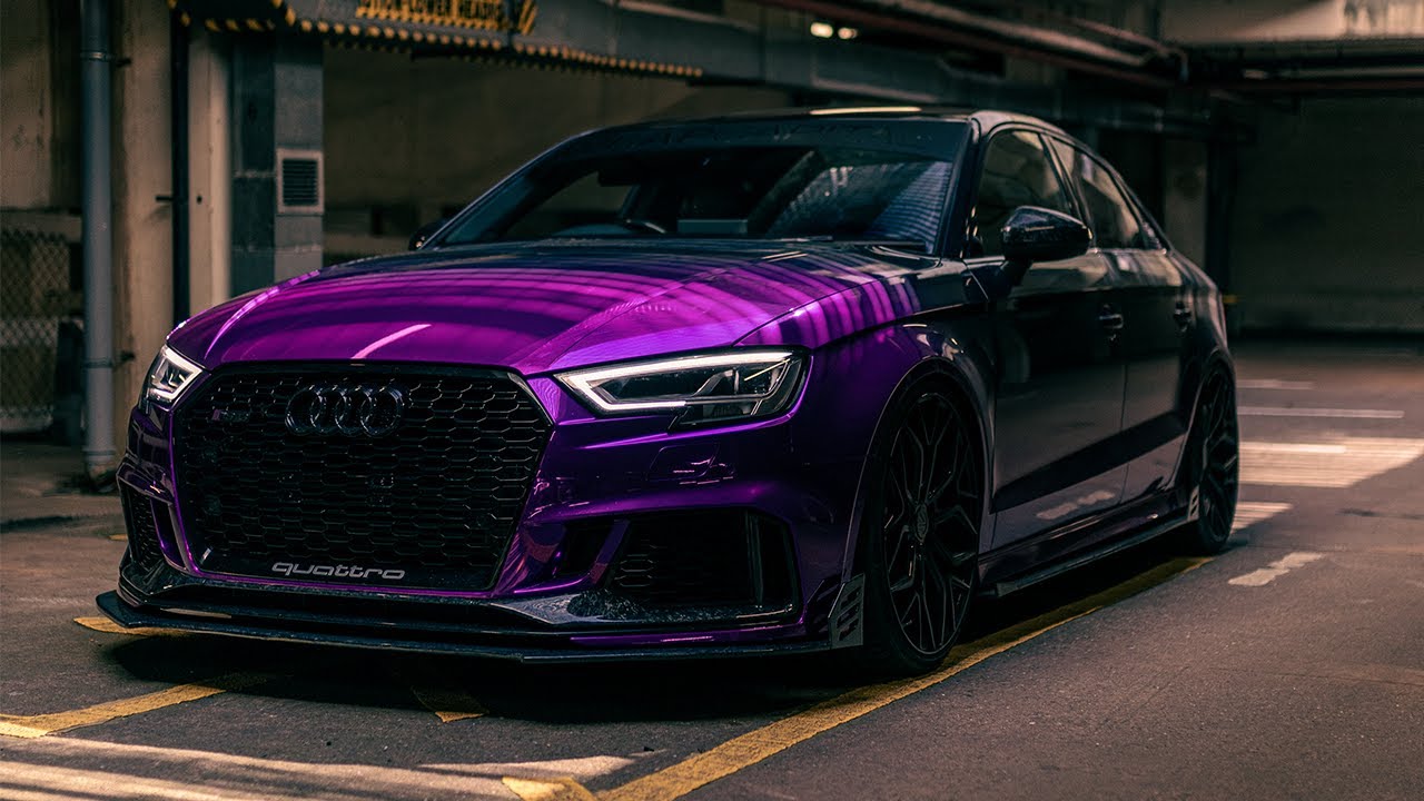 AUDI RS3 Cinematic Wrap | Chrome Purple FADE | EOS R Sigma 35 1.4 ART