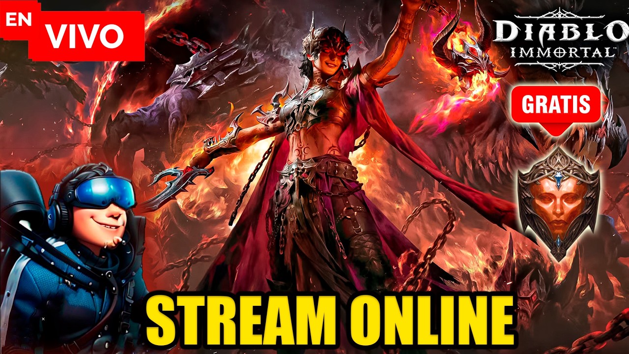 UN THERIAN JUGANDO Diablo Immortal   🎁🏆🎮