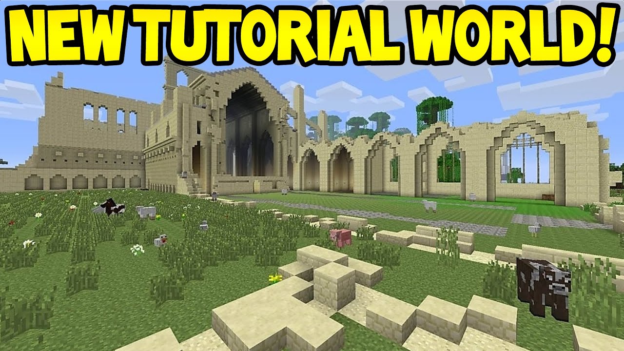 Minecraft (Xbox360/PS3) -  NEW TU31 Update Tutorial World! - 1.8 First Look