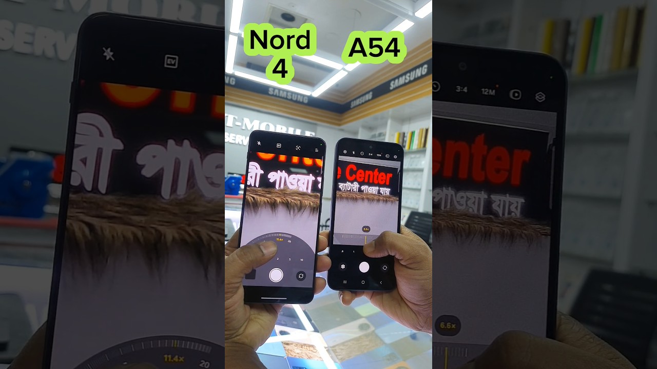 OnePlus Nord 4 Vs Samsung Galaxy A54 Wide Camera Test
