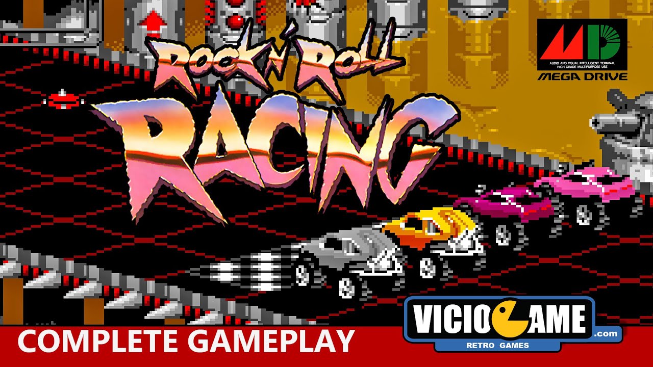 🎮 Rock n' Roll Racing (Mega Drive) Complete Gameplay