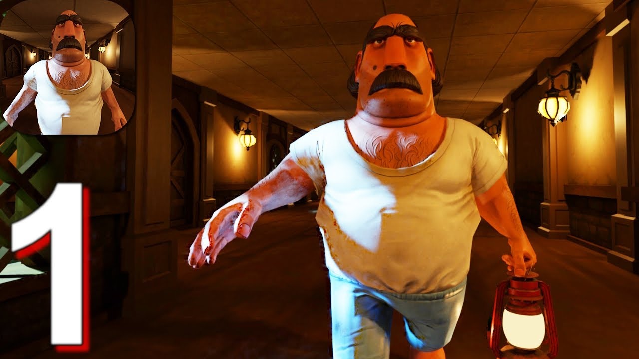 Virtual Scary Neighbor Game - Gameplay Walkthrough Part 1 (Android, iOS)