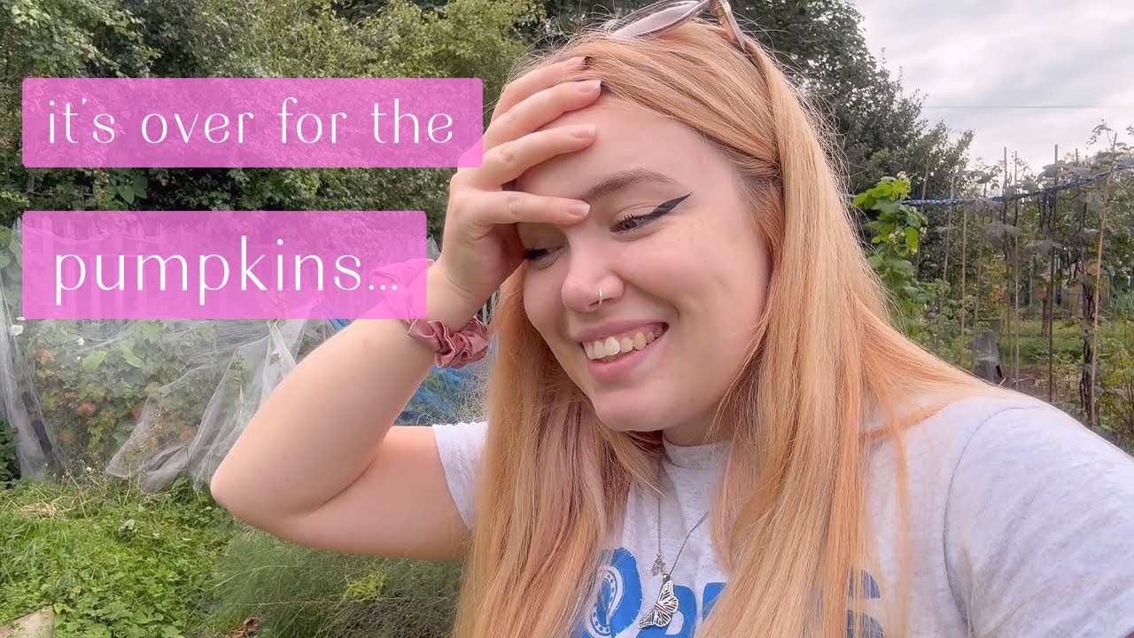 Tidying Up the Plot & Pumpkin Drama... Allotment Vlog 🐸 Ep.34 🐸