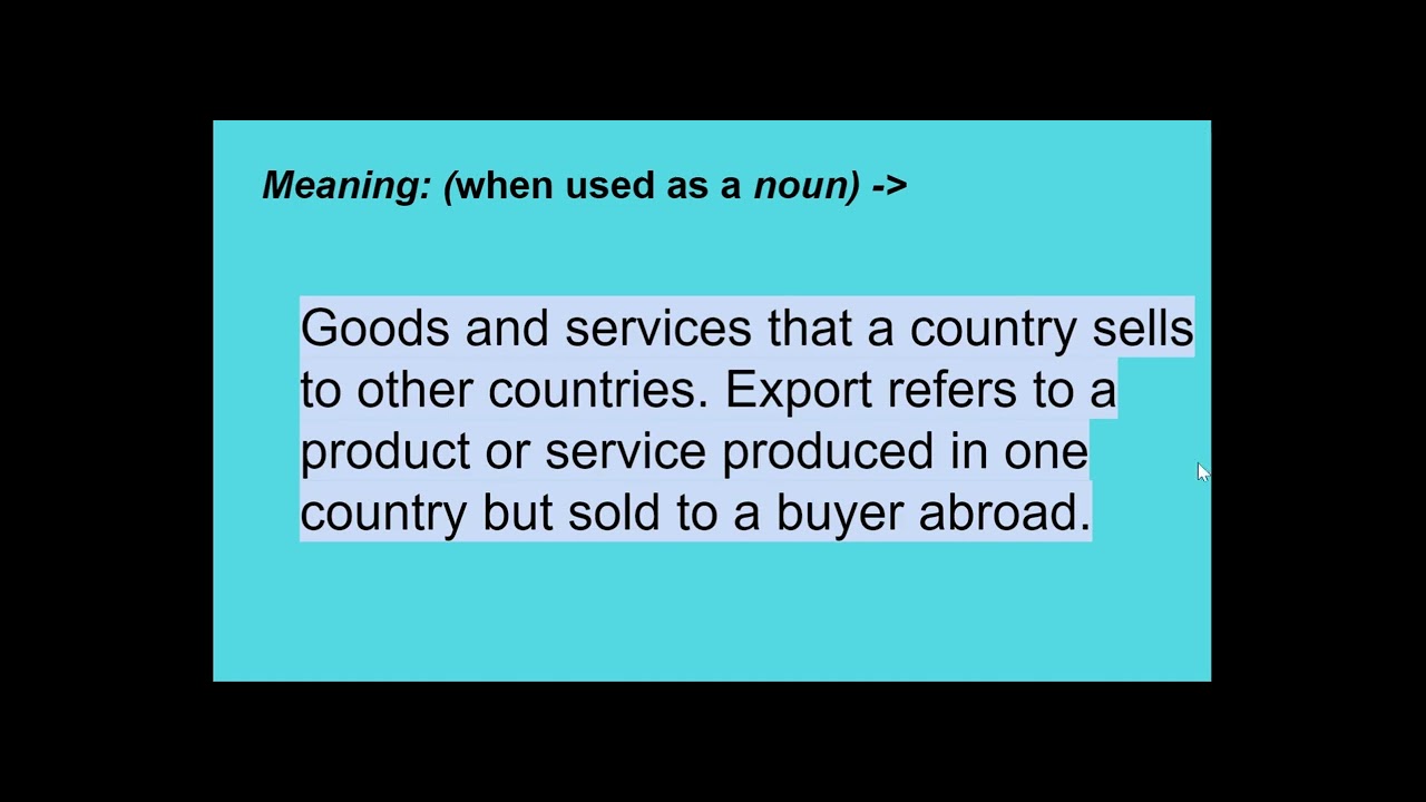International Business & Import Export Vocabulary for ESL Learners - Master the Essential Terms (4)