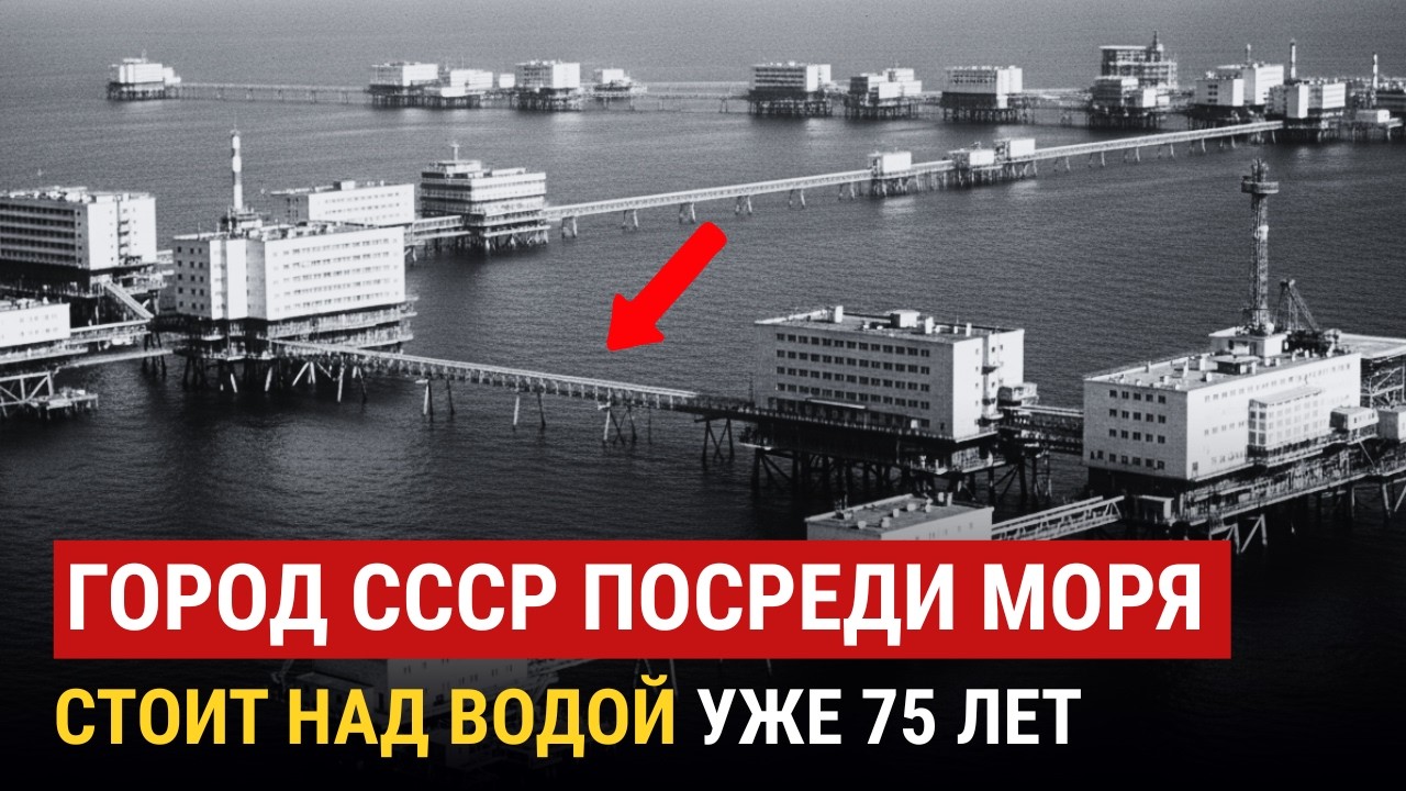 Засекреченный Город СССР | Тайна 9-этажек Над Водой | Что Союз Тщательно Прятал | Нефтяные камни