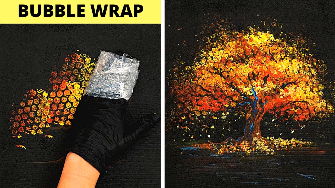 22 STUNNING PAINTING TECHNIQUES || Easy Abstract Paintings by 5-Minute DECOR!