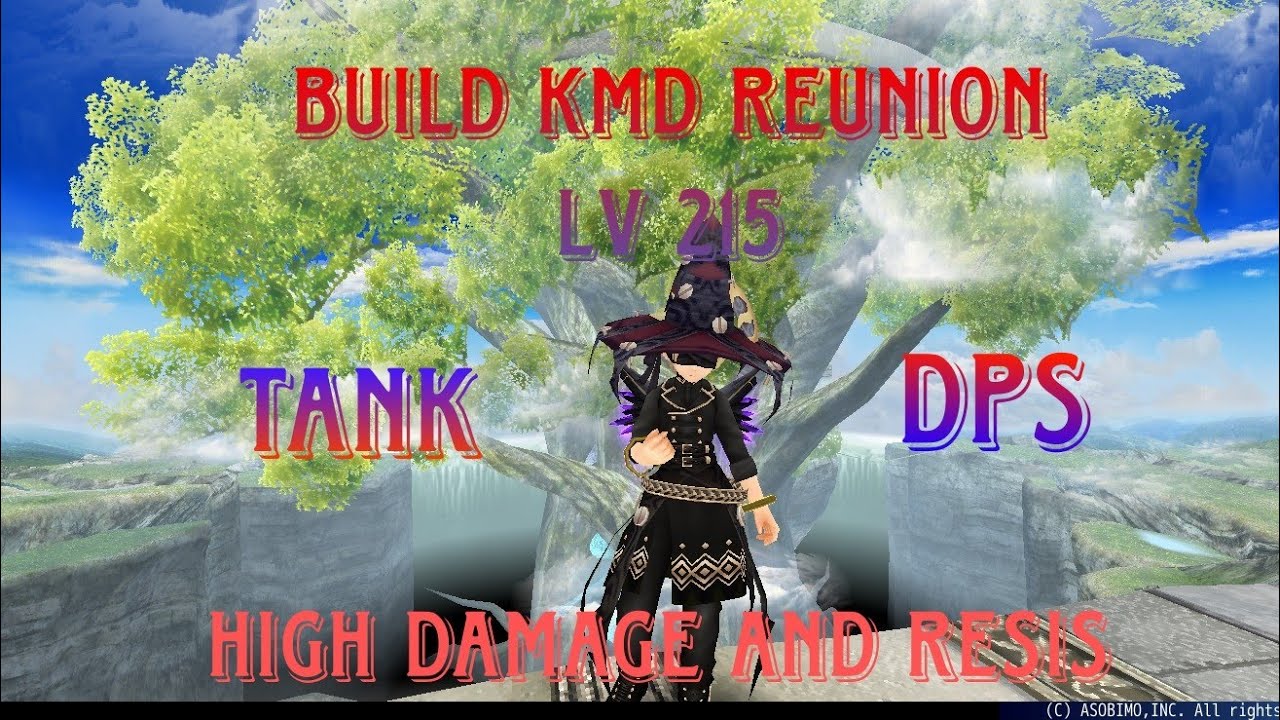 Build KMD Reunion Lv.215  Easy Survive || Toram Online
