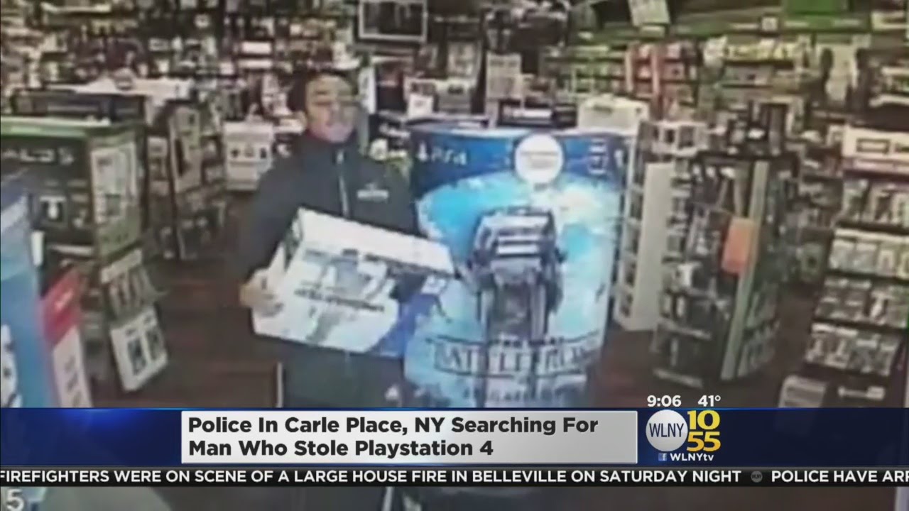Video: Man Steals PlayStation 4 From LI Game Stop