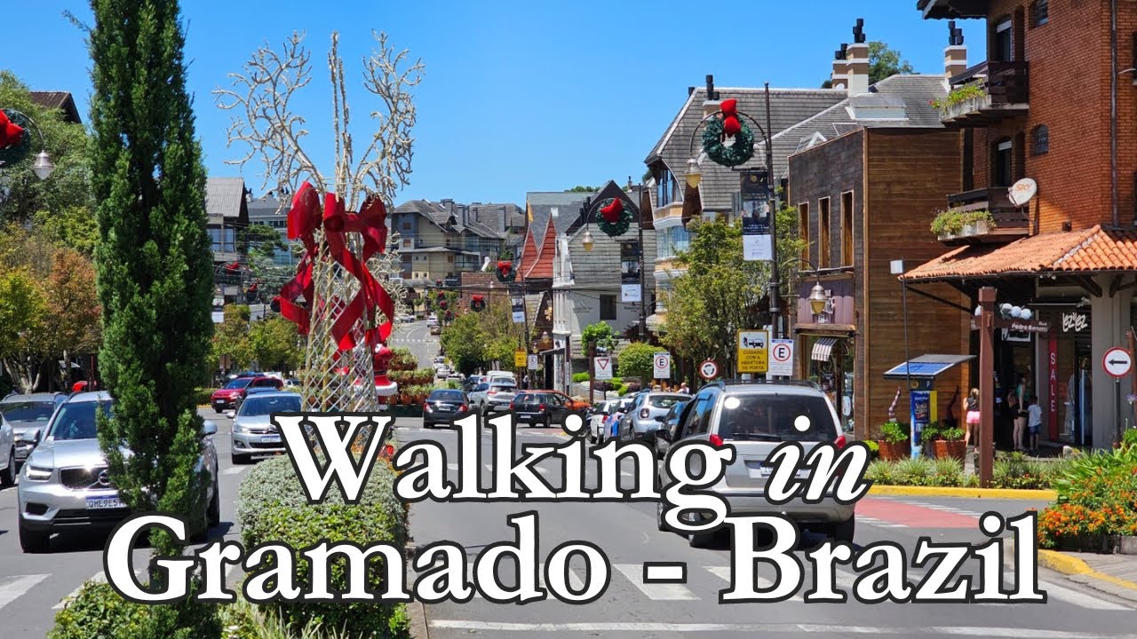 Walking in Gramado, Serra Gaúcha, During Easter (Immersive Sounds) ASMR