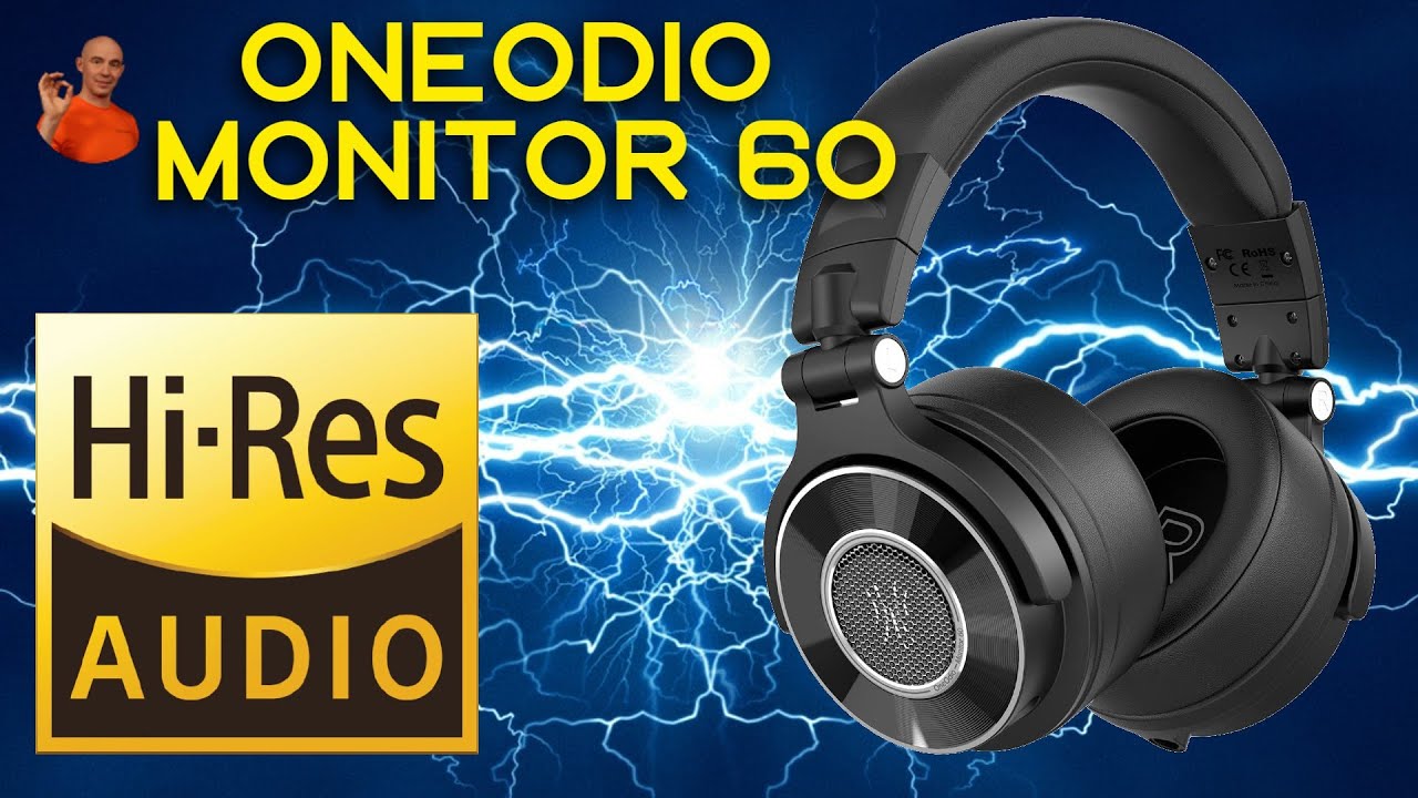 OneOdio Monitor 60 полноразмерные HIFI наушники для диджеев и аудиофилов обзор