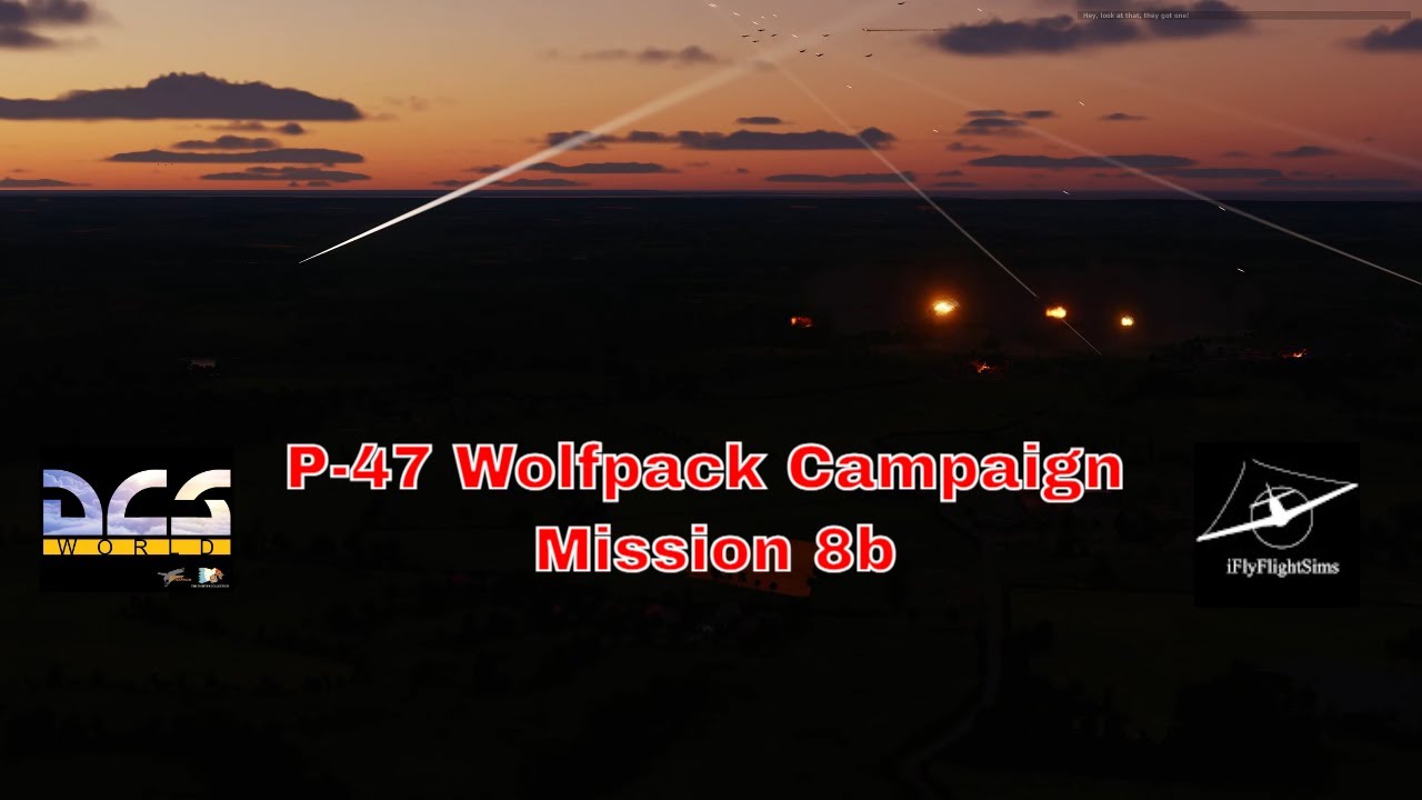 P-47D Wolfpack Campaign | Mission 8b | DCS World RTX 3080Ti Gameplay | 1440p