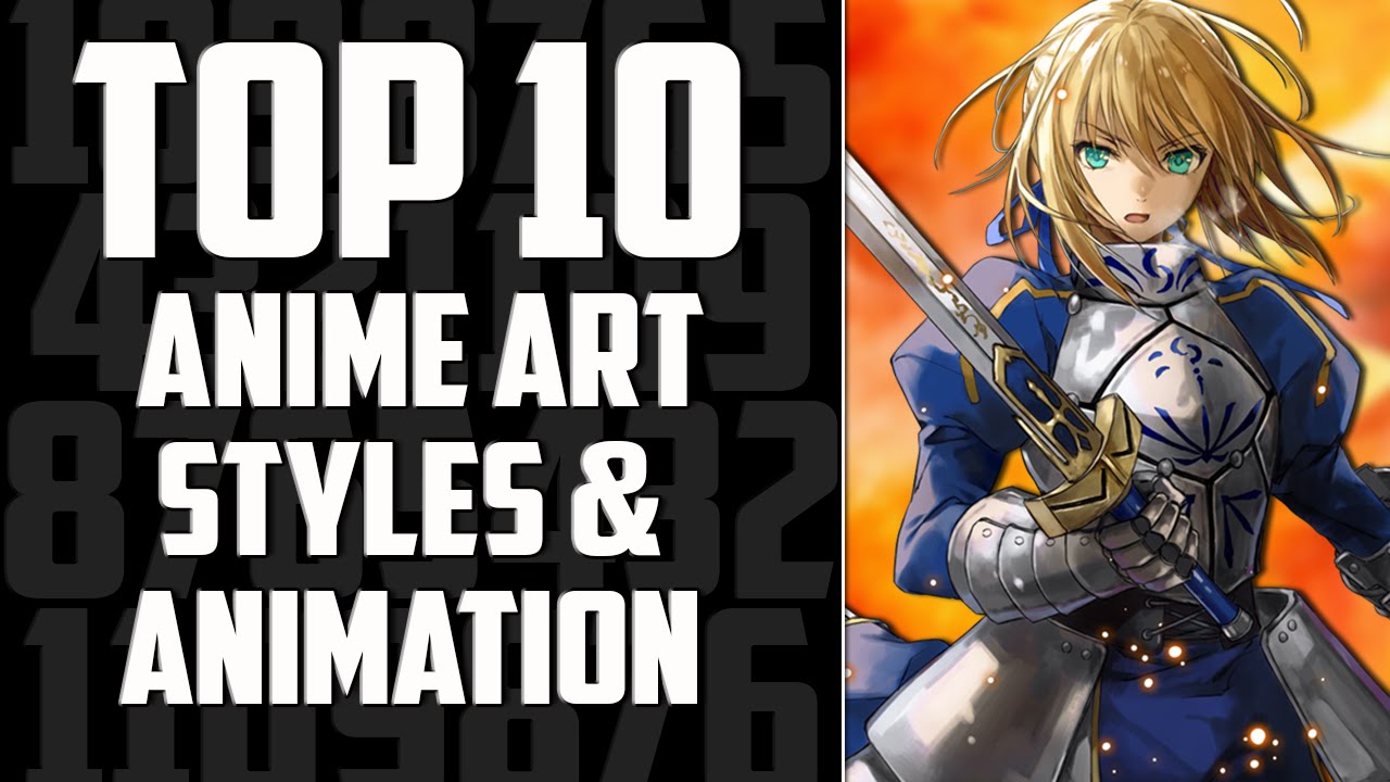 MY Top 10 ART STYLES/ANIMATION in ANIME!