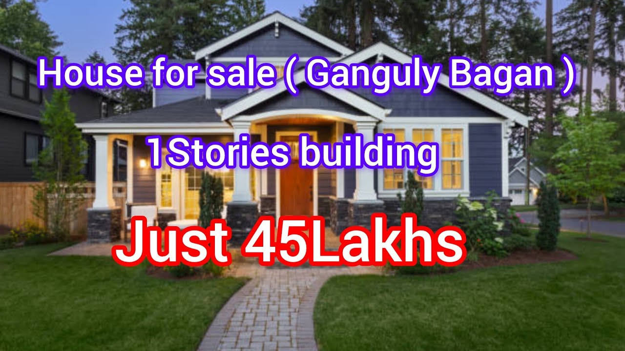 House for sale in Ganguly Bagan।। Just 45Lakhs ।। 1stories building।।