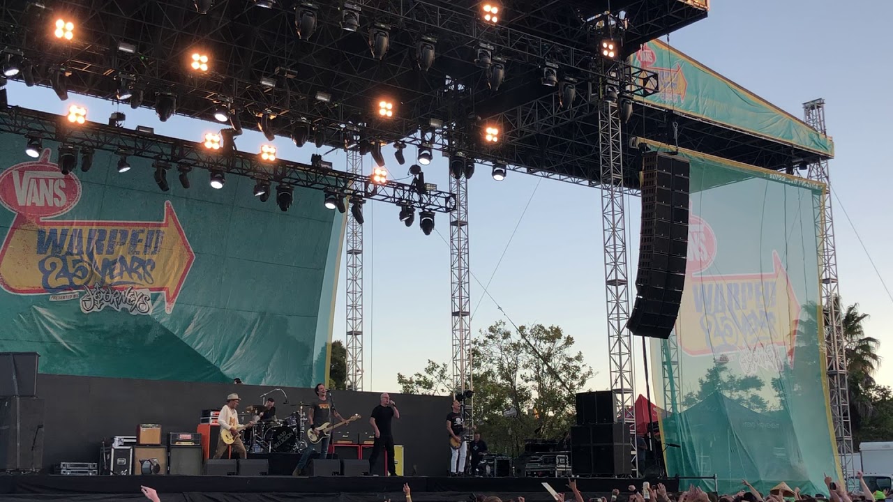 Bad Religion: FULL SET Warped Mountain View, CA.