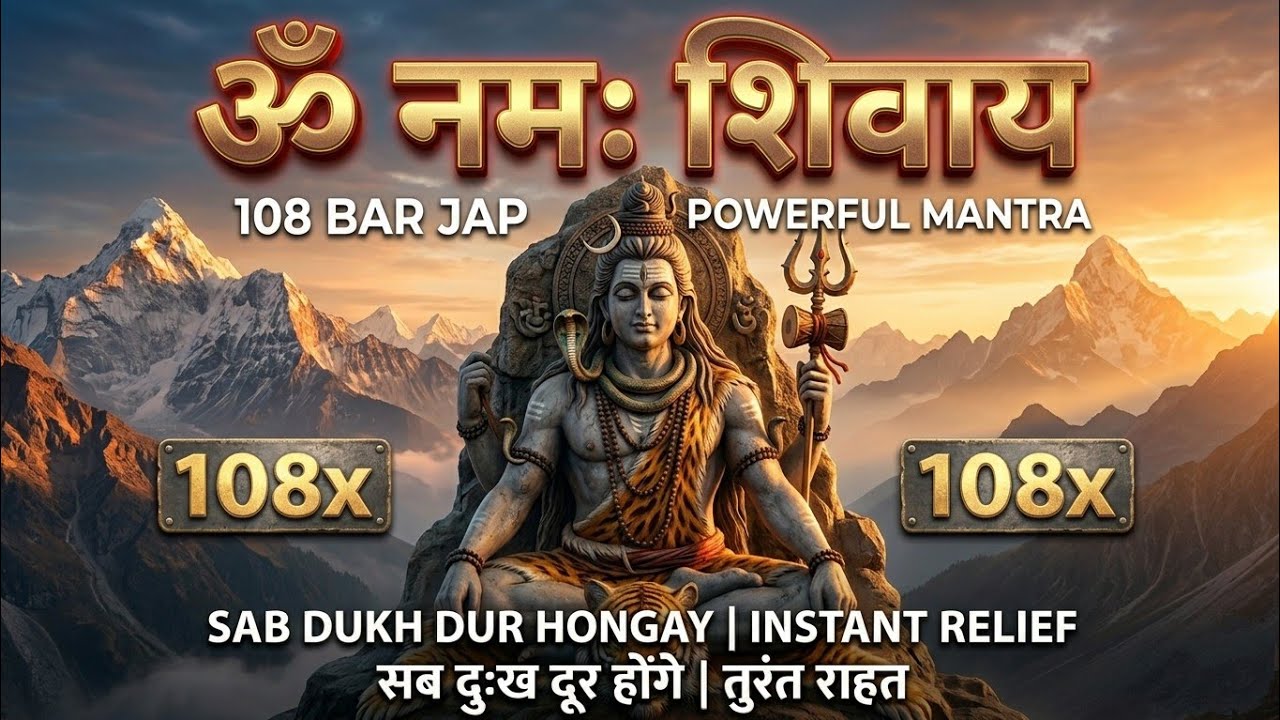 Om Namah Shivay | ॐ नमः शिवाय | Shri Shiv Dhun | Mahadev Jaap | Shiv Naam Smaran | #mahadev #shiv