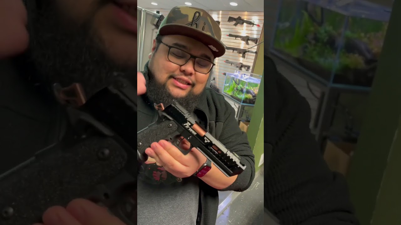 The John Wick Pistol comes to airsoft!💯🔥 #airsoft #airsoftgi #jw4 #johnwick #johnwick4 #mayogang