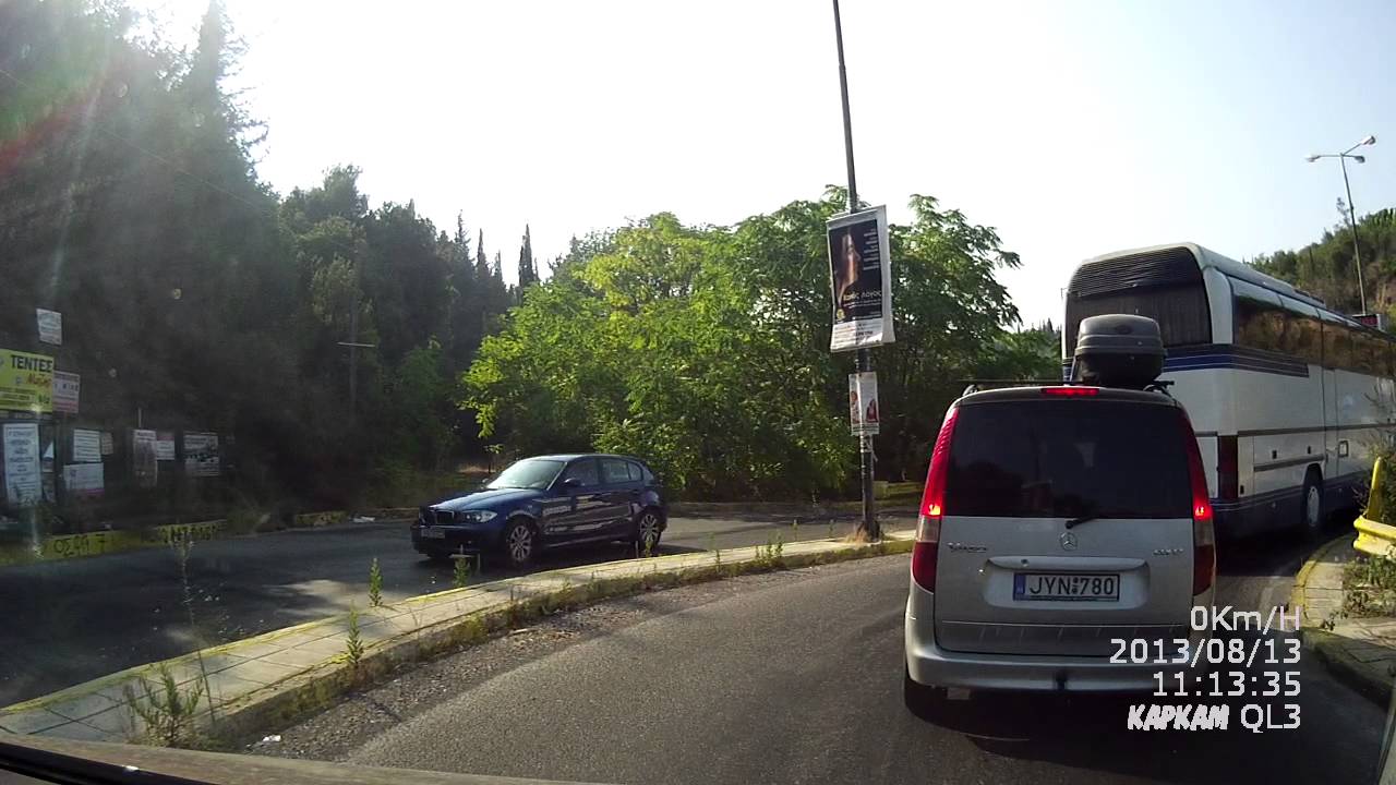 Дороги Греции остров Корфу: Ахарави - Керкира (Corfu: Acharavi- Kerkira