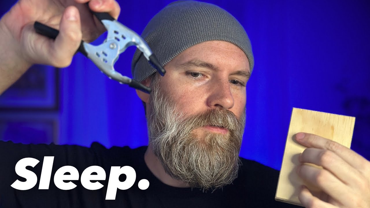 Listen to this ASMR (at low volume) to fall asleep fast.