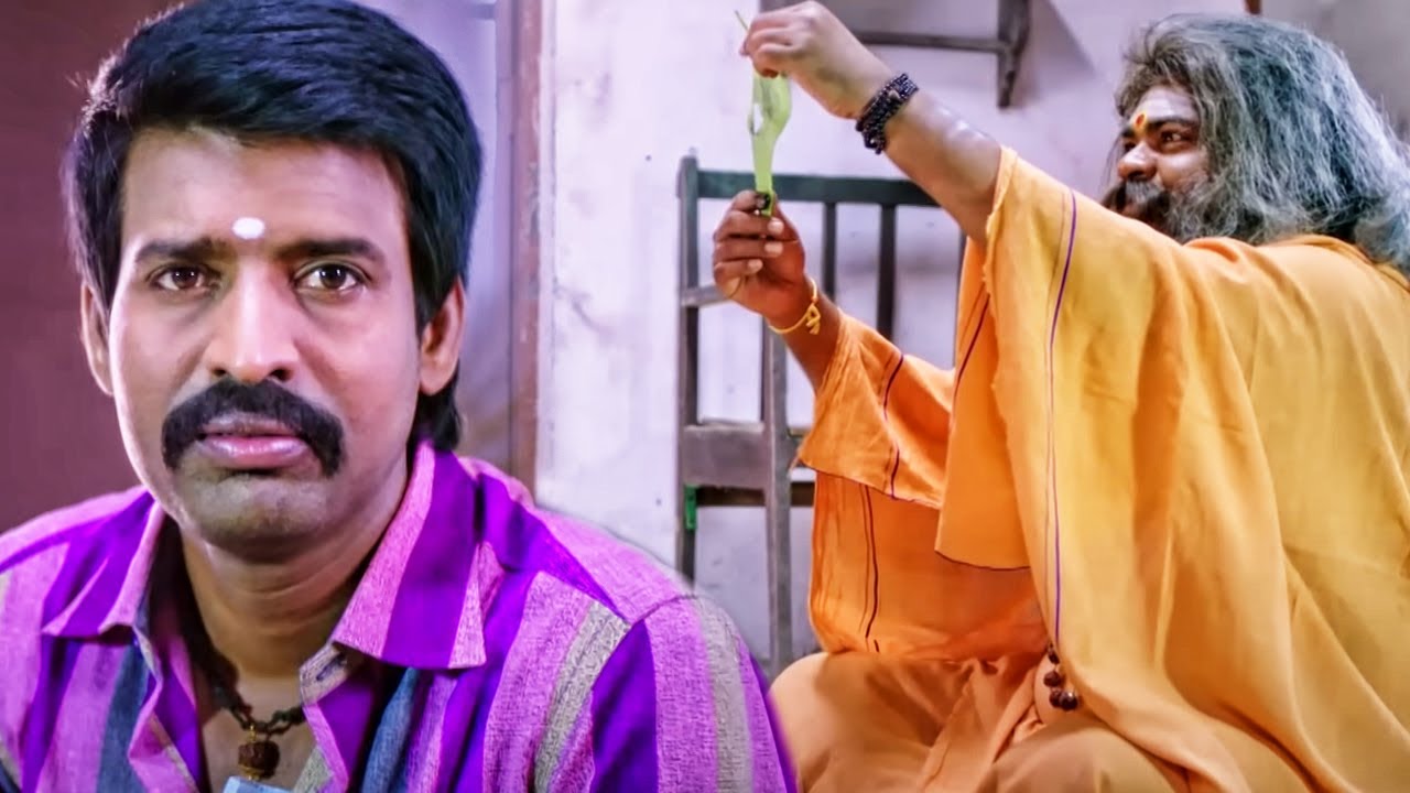 पान बिन ज्ञान अधूरा है मजेदार सीन | Soori Best Comedy Scene In Hindi | Disco Raja Movie Comedy