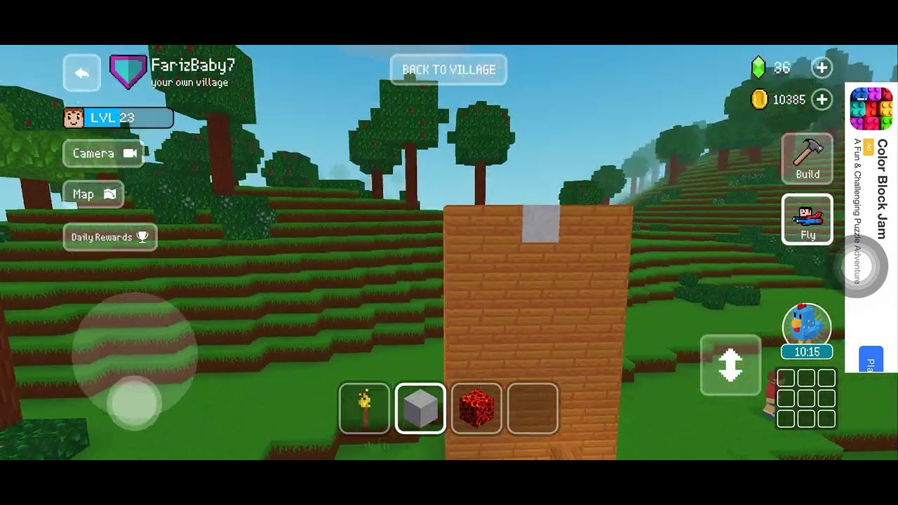 Block Carft 3d Make C 1 And Add To C 1