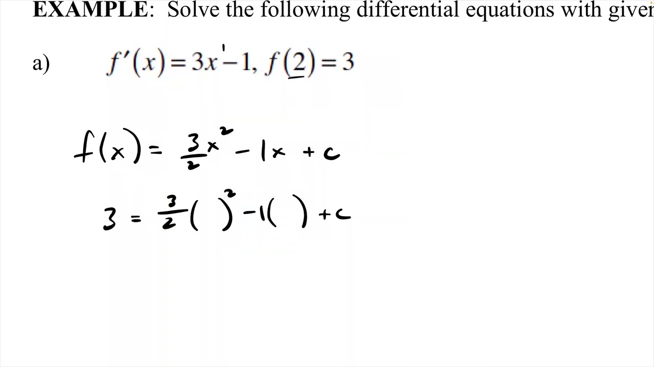 1/21/26 - Anti-Differentiation (Part 2)